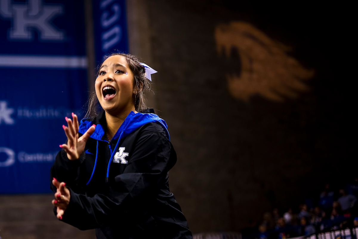 Kaitlin Deguzman.

Kentucky beats Michigan State on senior day.

Photo by Eddie Justice | UK Athletics