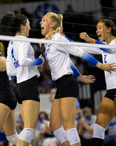 Alli Stumler.

Kentucky sweeps UNI 3-0.

Photo by Grant Lee | UK Athletics