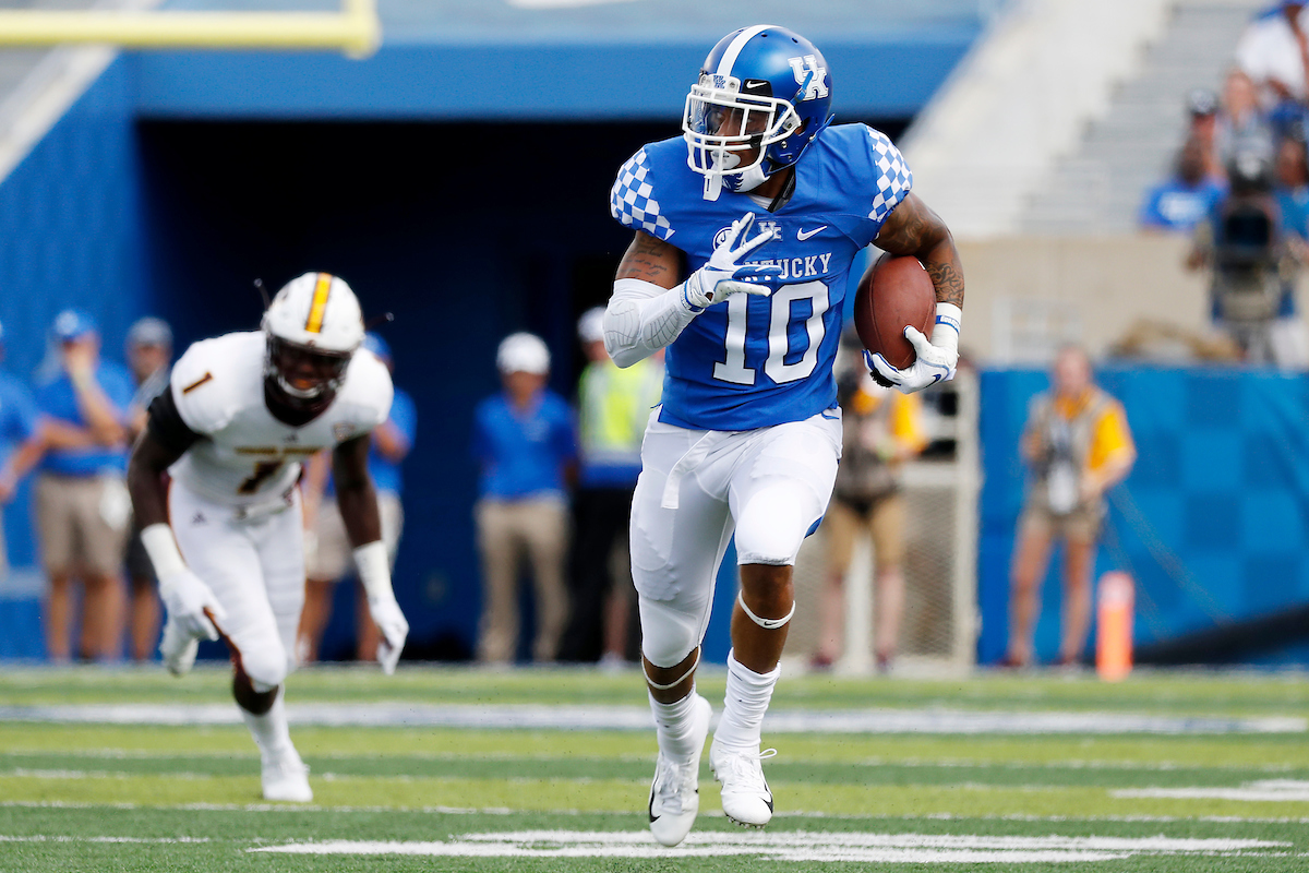 Asim A.J. Rose.

Kentucky beats Central Michigan 35-20.


Photo by Chet White | UK Athletics