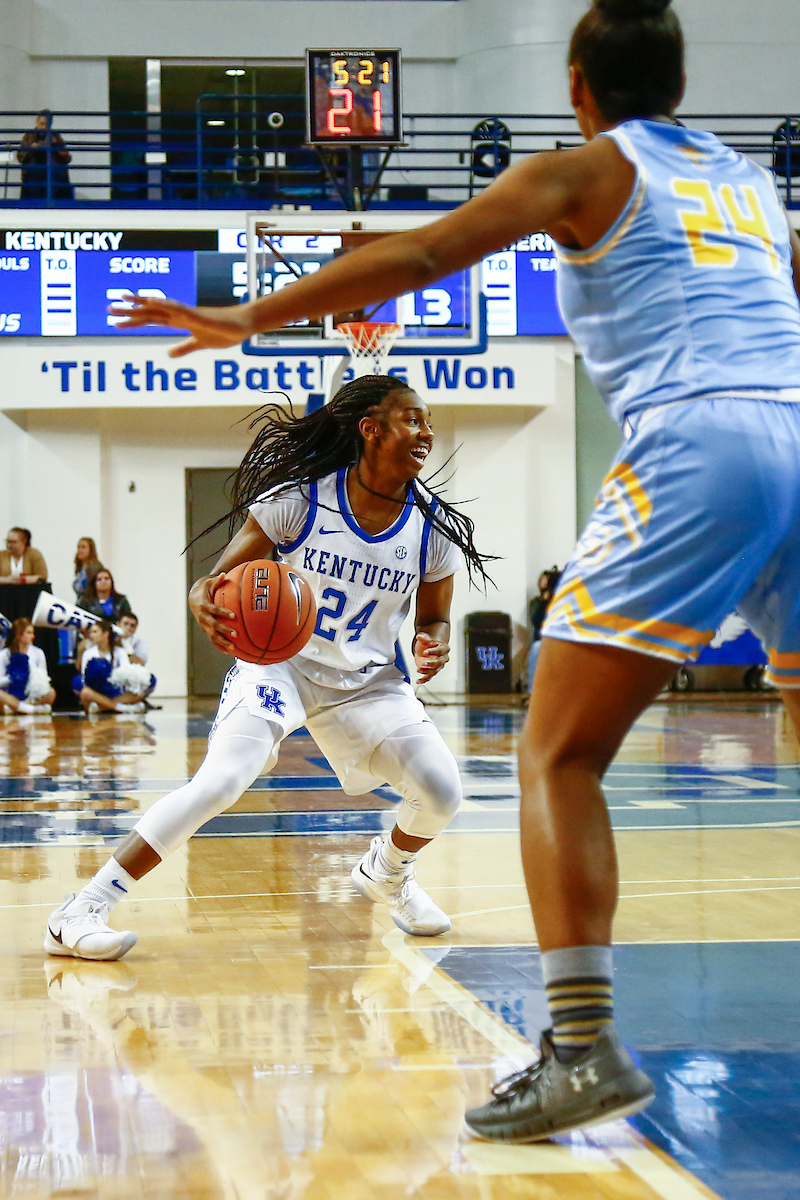 Taylor Murray. 

UK women's basketball beat Southern 91-41.

Photo by Eddie Justice | UK Athletics