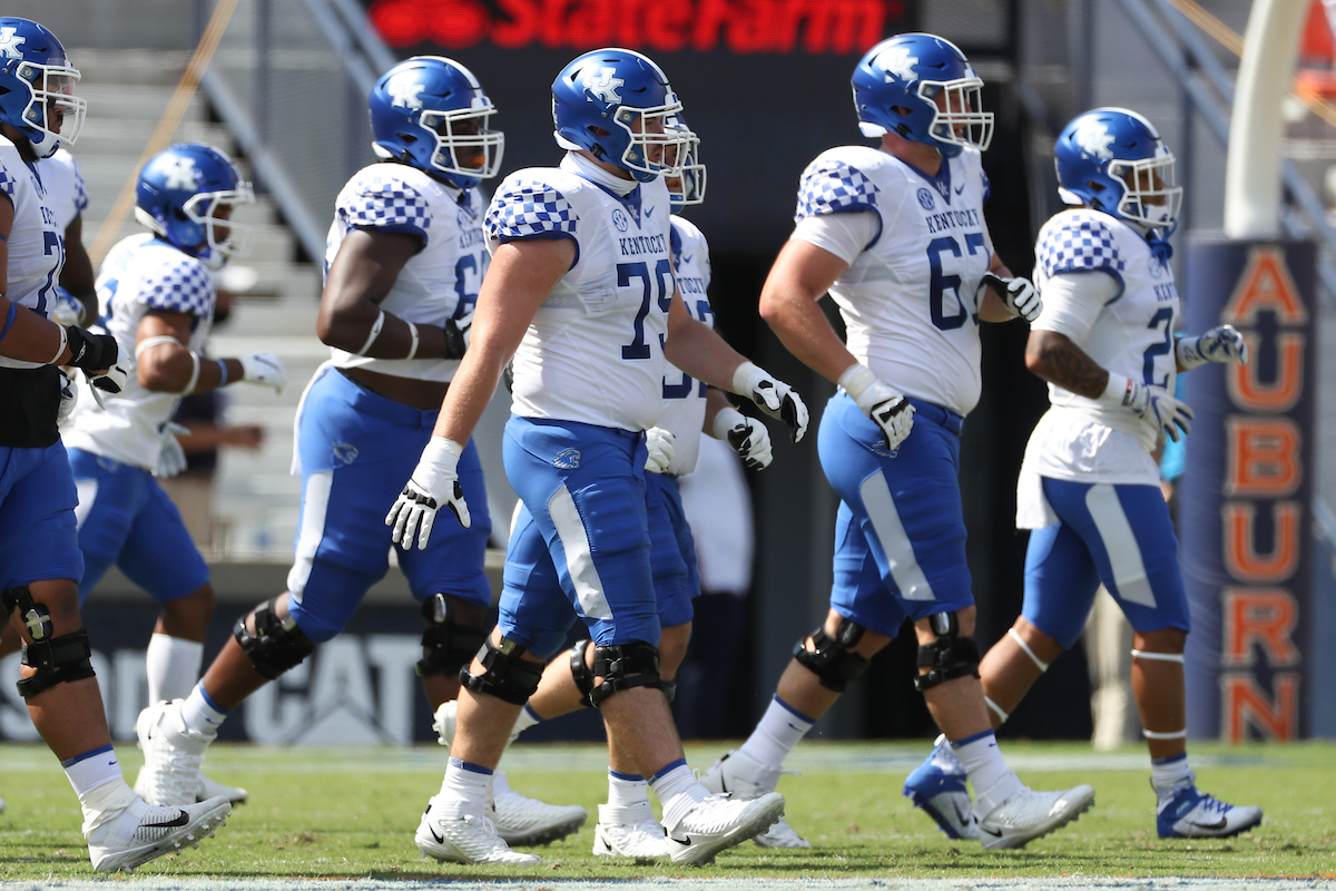 Luke Fortner.

Kentucky falls to Auburn, 13-29.

Photo by Elliott Hess | UK Athletics