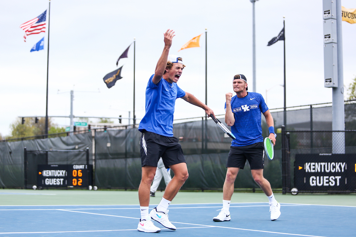 Liam Draxl and Millen Hurrion.

Kentucky beats Mississippi State 4-0

Photo by Hannah Phillips | UK Athletics