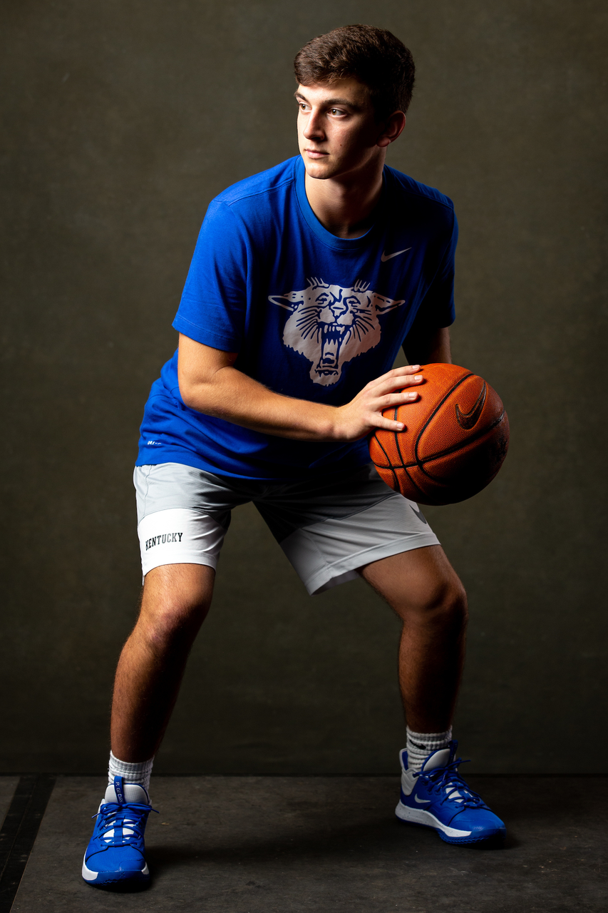 Isaac Degregorio.

2020 - 2021 Menâ??s Basketball Photoday.

Photo by Eddie Justice | UK Athletics