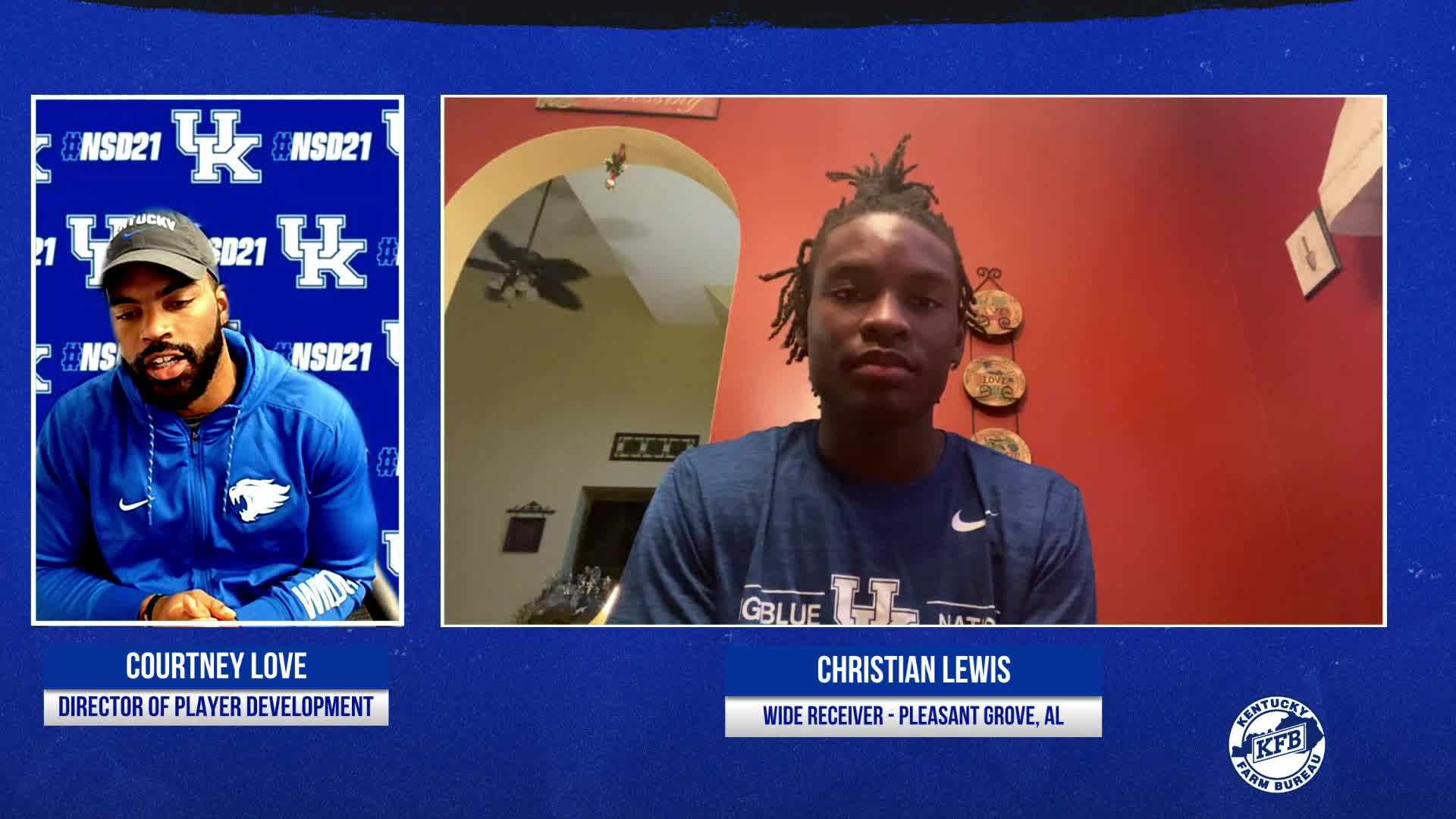 FB: Christian Lewis - Signing Day interview