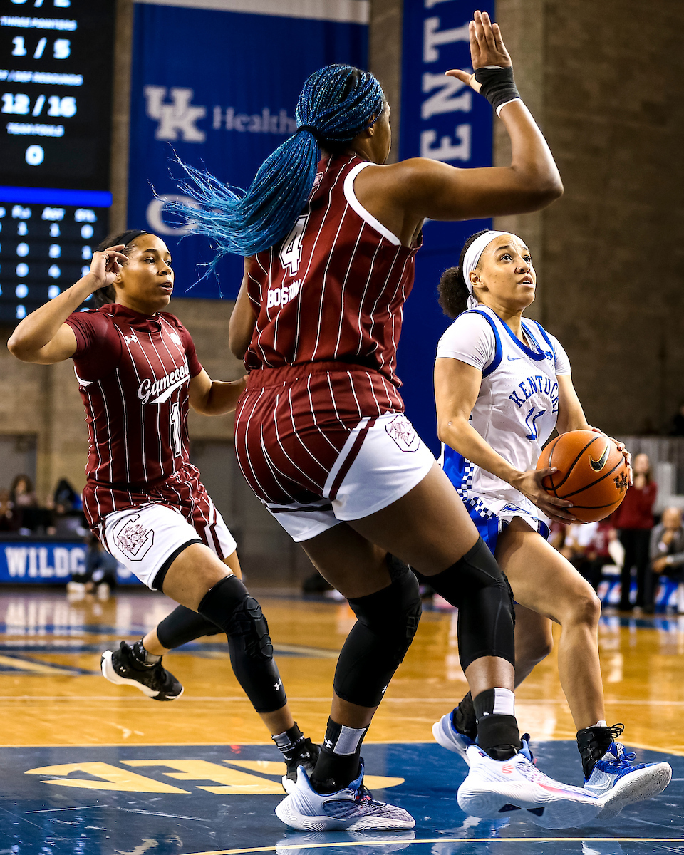 Jada Walker.

Kentucky loses to South Carolina 59-50..

Photo by Eddie Justice | UK Athletics