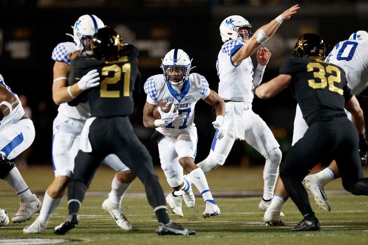 Jutahn McClain.

Kentucky beats Vandy, 34-17.

Photo by Elliott Hess | UK Athletics