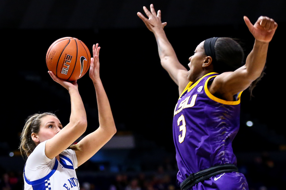 Blair Green. 

Kentucky falls to LSU 65-59. 

Photo by Eddie Justice | UK Athletics