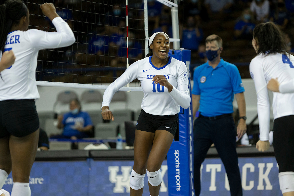 Reagan Rutherford.

Kentucky loses to Creighton 0 - 3.

Photo by Sarah Caputi | UK Athletics