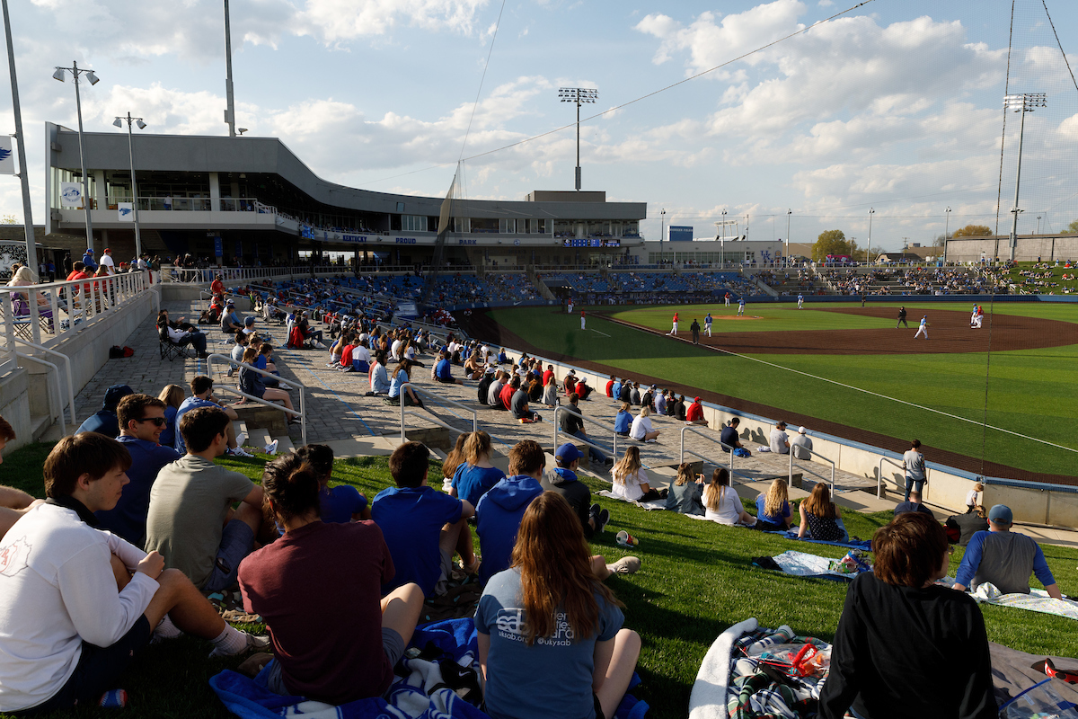 Kentucky Proud Park.

Kentucky loses to UofL 12-5.

Photo by Elliott Hess | UK Athletics