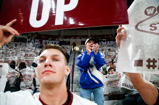 Fans.

Kentucky beat Mississippi State 71-67 at Humphrey Coliseum in Starkville, MS.

Photo by Chet White | UK Athletics