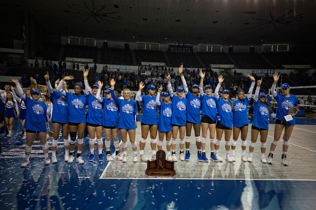 as Kentucky defeated  Auburn 3-0 on November 24, 2018.  Photo by Mark Cornelison | UKphoto