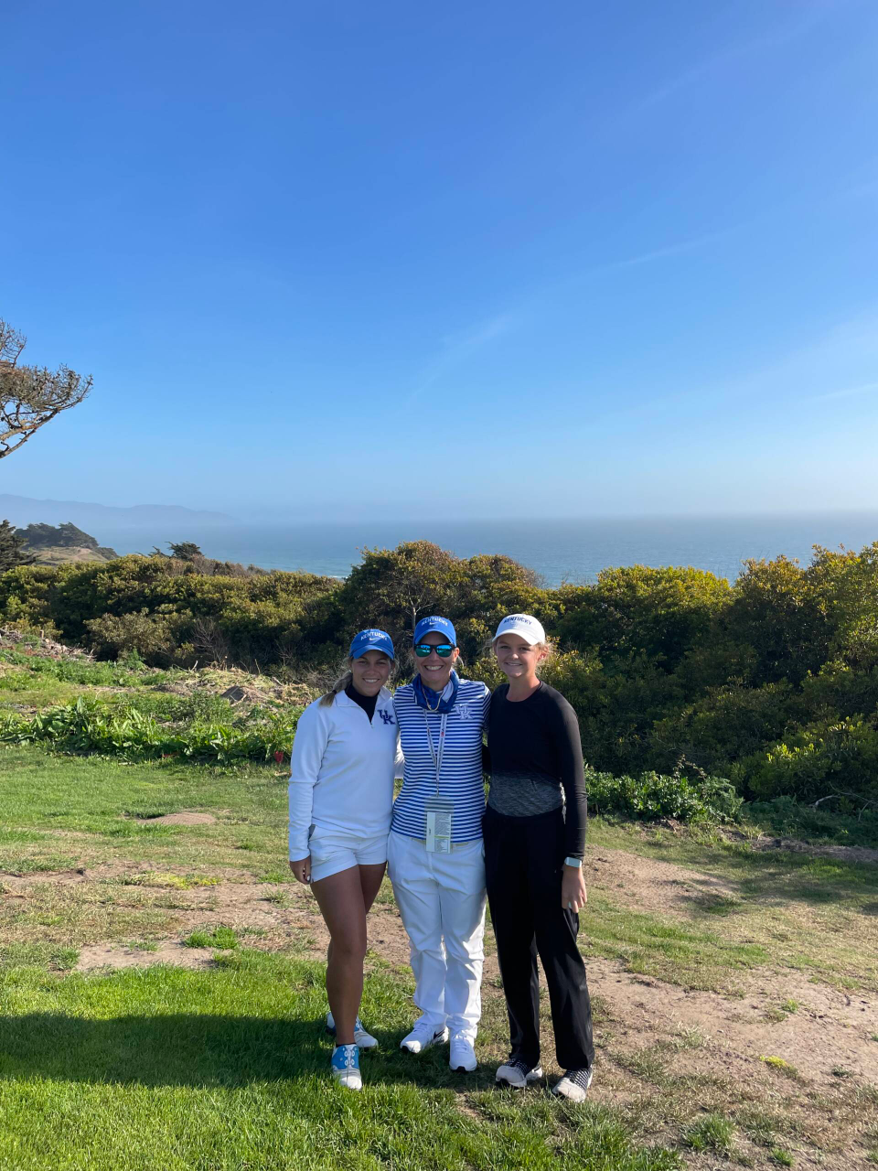 Jensen Castle is playing in the 76th U.S. Women's Open with Laney Frye as her caddie.