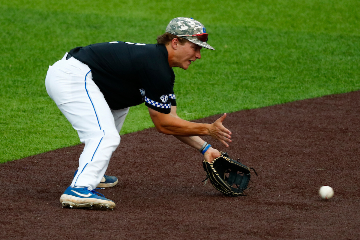 Austin Schultz.

Kentucky falls to Arkansas 5-2.