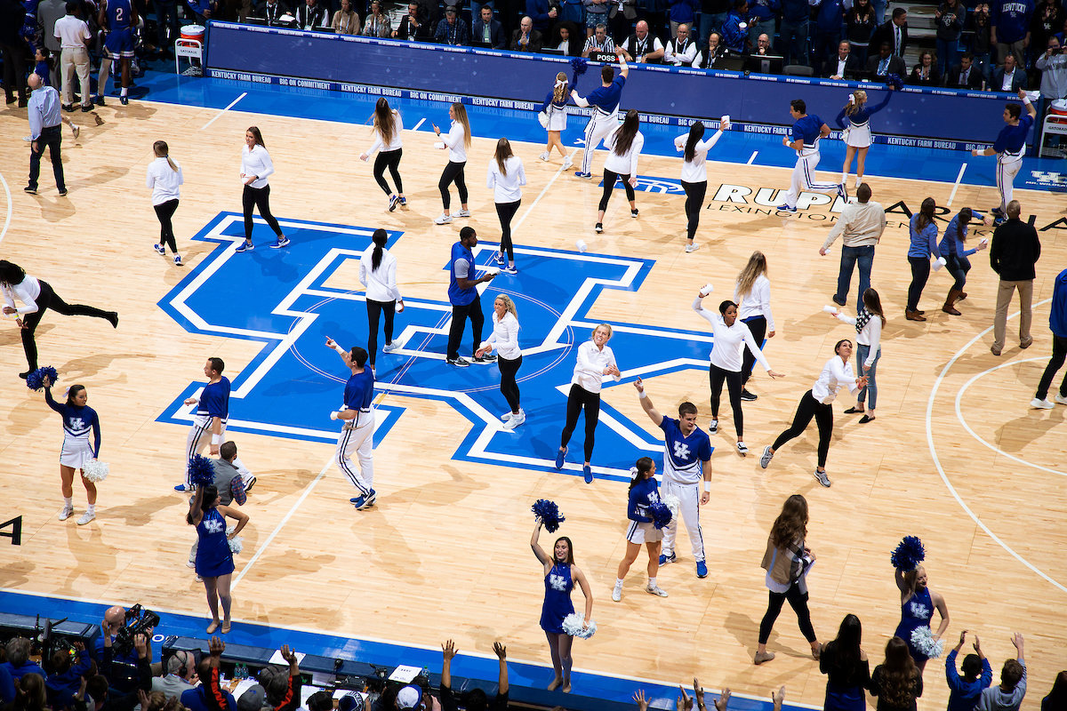 Volleyball Team. 

Kentucky beat Tennessee State 77-62.

Photo by Chet White | UK Athletics