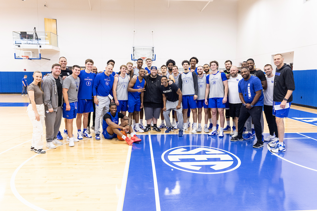 Jelly Roll Visits UK Athletics Photo Gallery