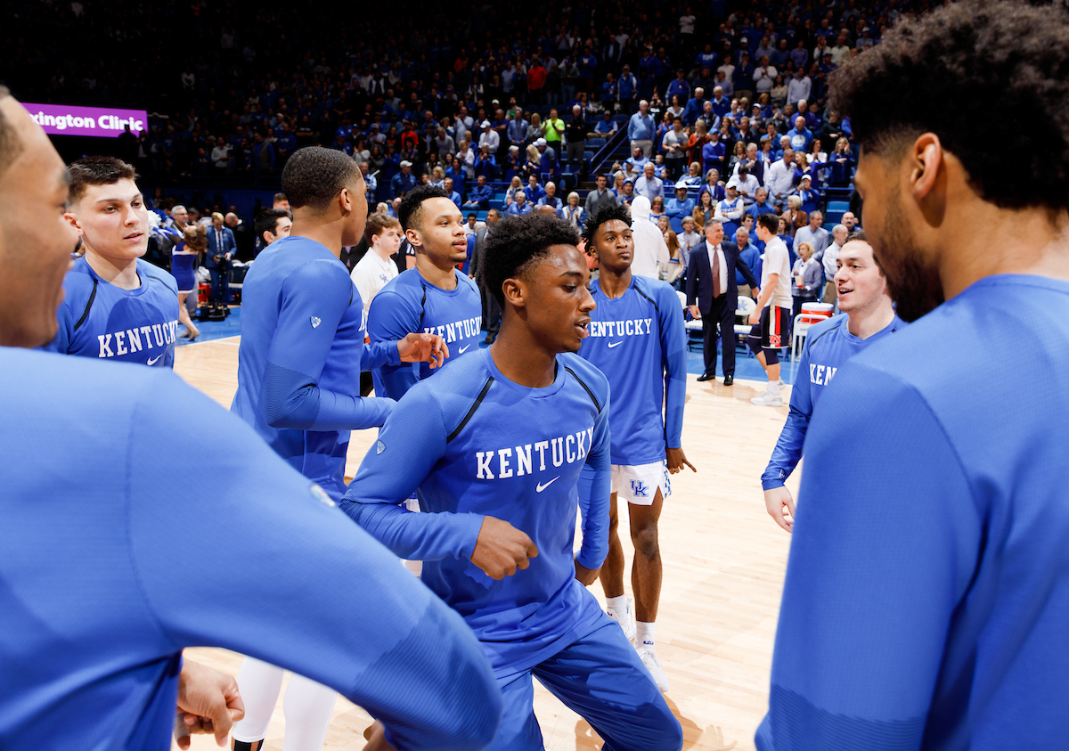 Team.


Kentucky beats Auburn, 80 - 53.

Photo by Elliott Hess | UK Athletics