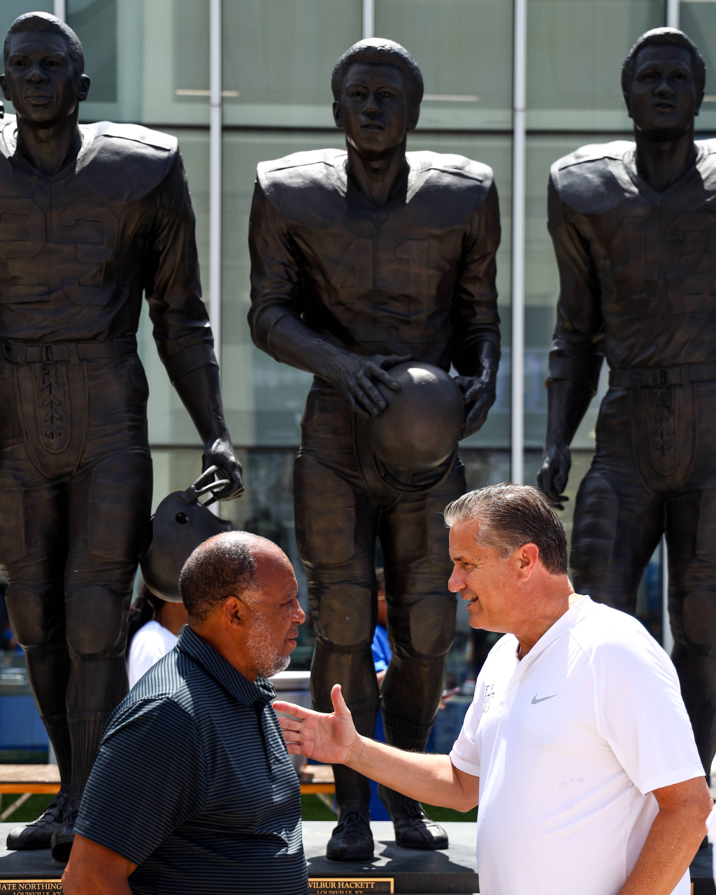 Wilbur Hackett. John Calipari. 

Juneteenth Luncheon.

Photo by Eddie Justice | UK Athletics