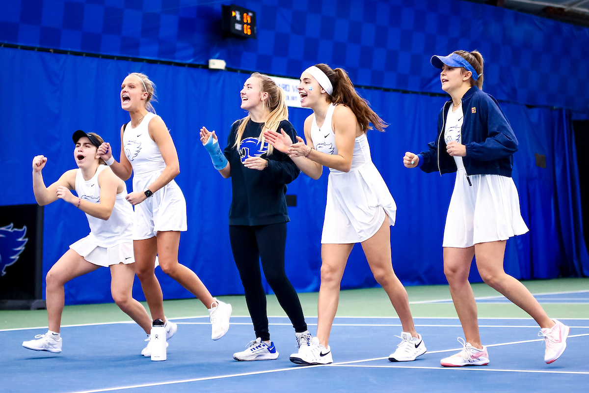 Celebration.

Kentucky vs Ohio State women’s tennis.

Photo by Eddie Justice | UK Athletics