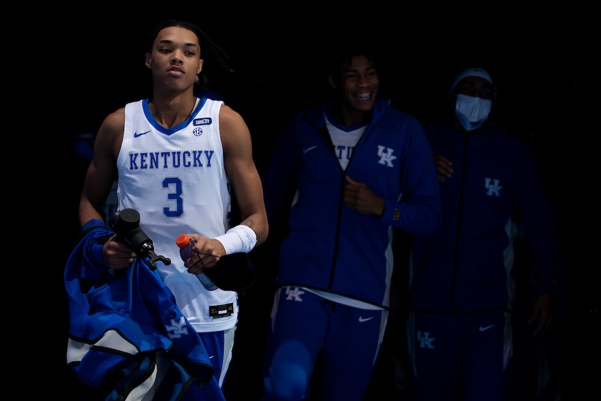 Brandon Boston Jr. Cam’Ron Fletcher.

Kentucky falls to Richmond, 76-64.

Photo by Chet White | UK Athletics