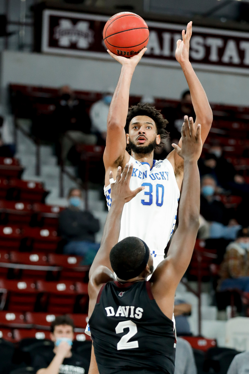 Olivier Sarr.

Kentucky beat Mississippi State 78-73 in Starkville.

Photo by Chet White | UK Athletics