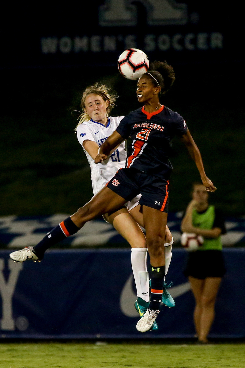 Josie Knight. 

UK Falls to Auburn 2-1. 

Photo by Eddie Justice | UK Athletics