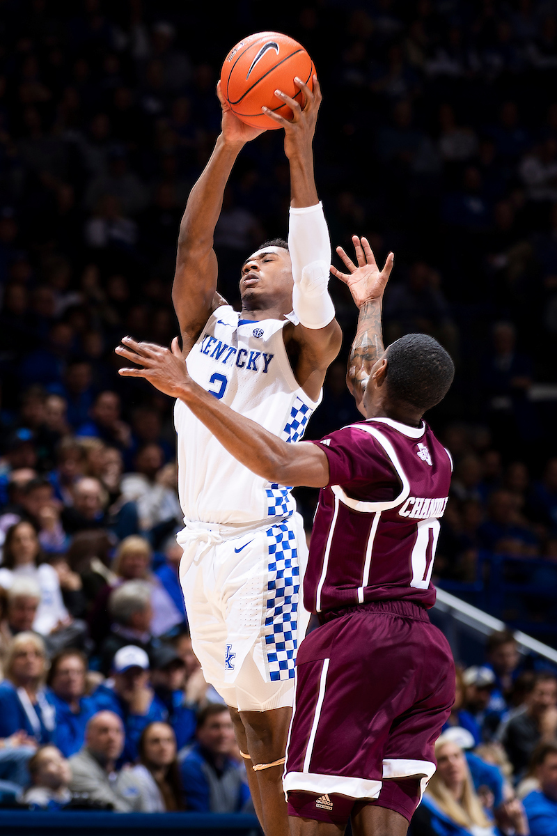 Ashton Hagans.

Kentucky beat Texas A&M 85-74 on Tuesday, January 8, 2019.

Photo by Chet White | UK Athletics