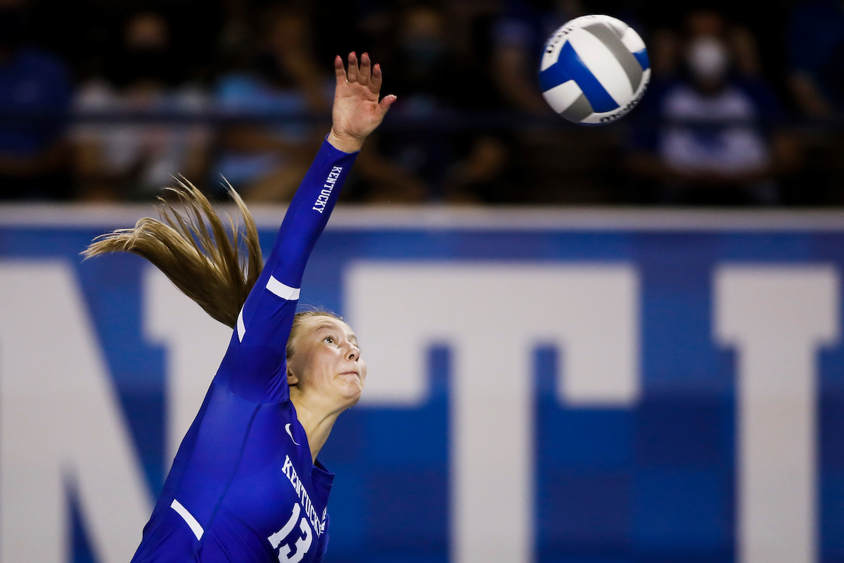 Erin Lamb.

UK Volleyball Blue-White Scrimmage.

Photos by Chet White | UK Athletics