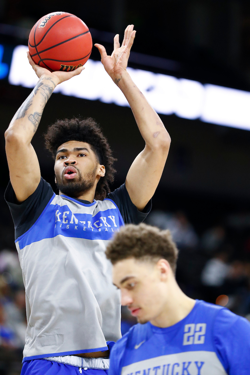 Nick Richards.

Practice and pressers. 

Photo by Chet White | UK Athletics