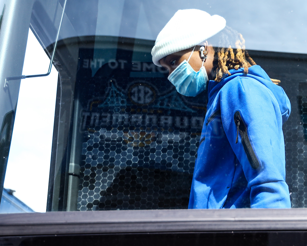 Jazmine Massengill. Bus. 

Kentucky loses to Georgia 78-66 at the SEC Tournament. 

Photo by Eddie Justice | UK Athletics