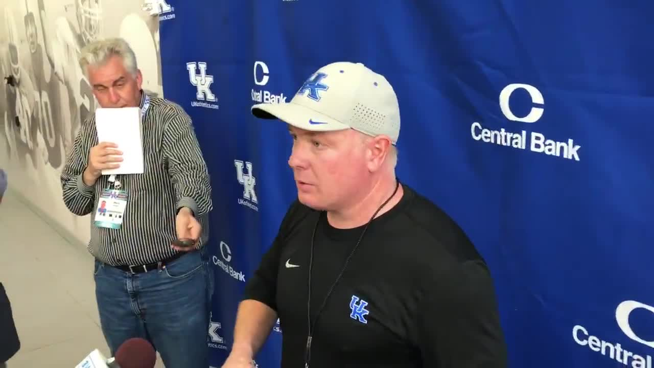 Stoops after Fan Day Practice