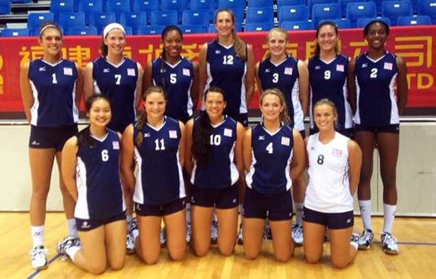 Bergren, Napper Wrap Up Competition with USA Volleyball