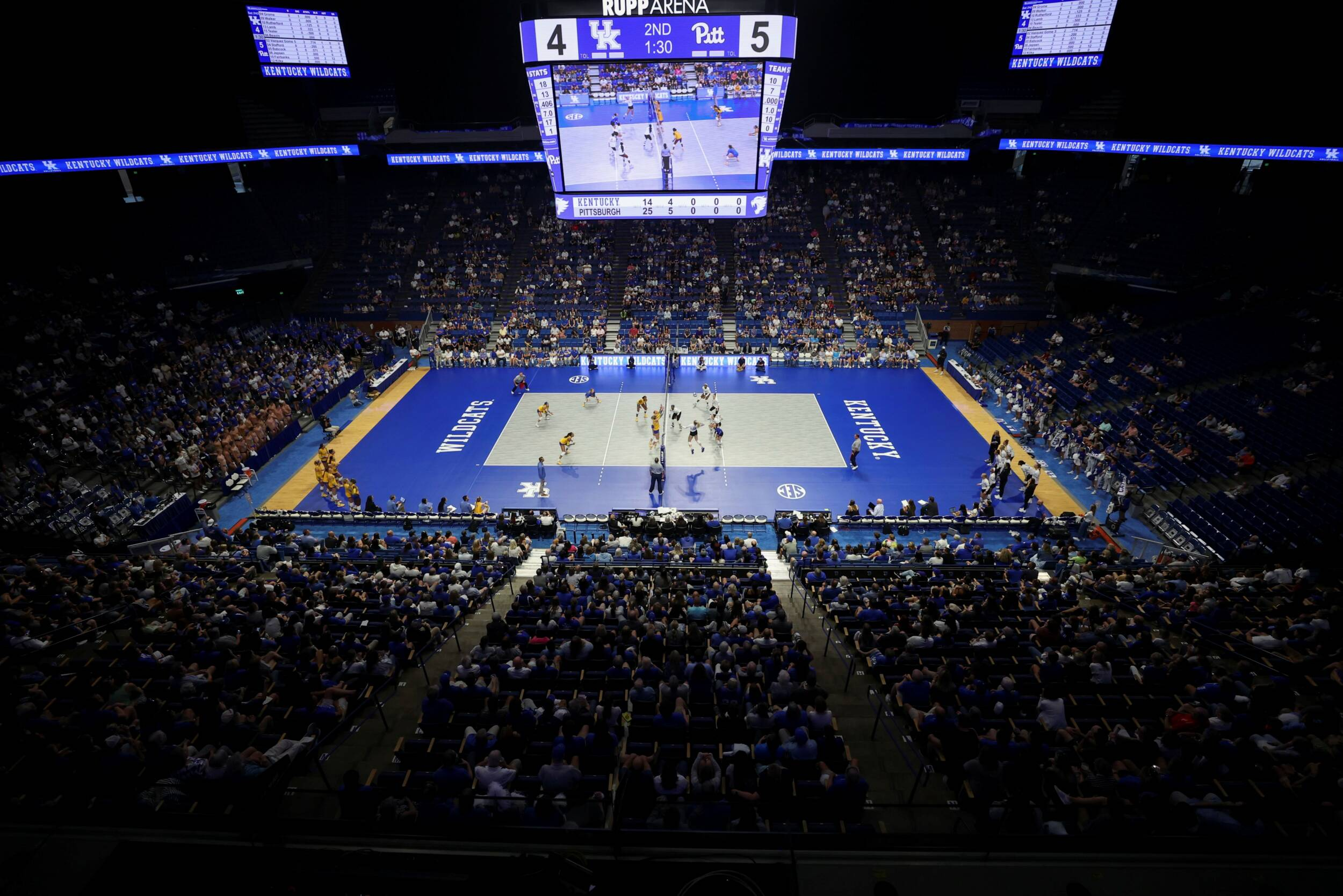 Kentucky Falls in Front of Fifth-Largest Crowd in UKVB History