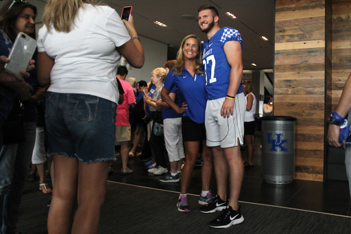 CJ Conrad.

Women's clinic hosted by Kentucky Football on July 28th, 2018 at Kroger Field in Lexington, Ky.

Photo by Quinlan Ulysses Foster I UK Athletics