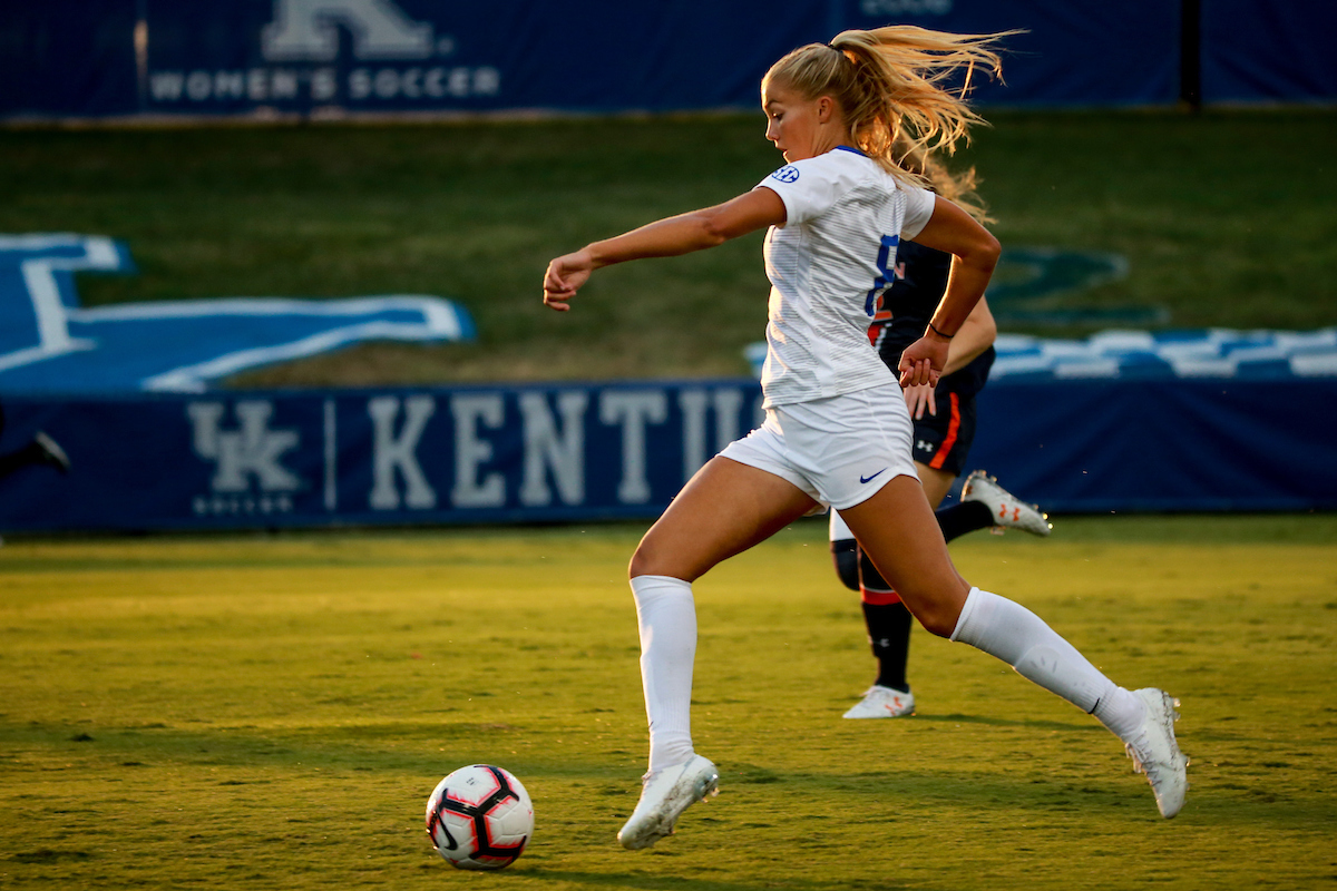 Hannah Richardson. 

UK Falls to Auburn 2-1. 

Photo by Eddie Justice | UK Athletics
