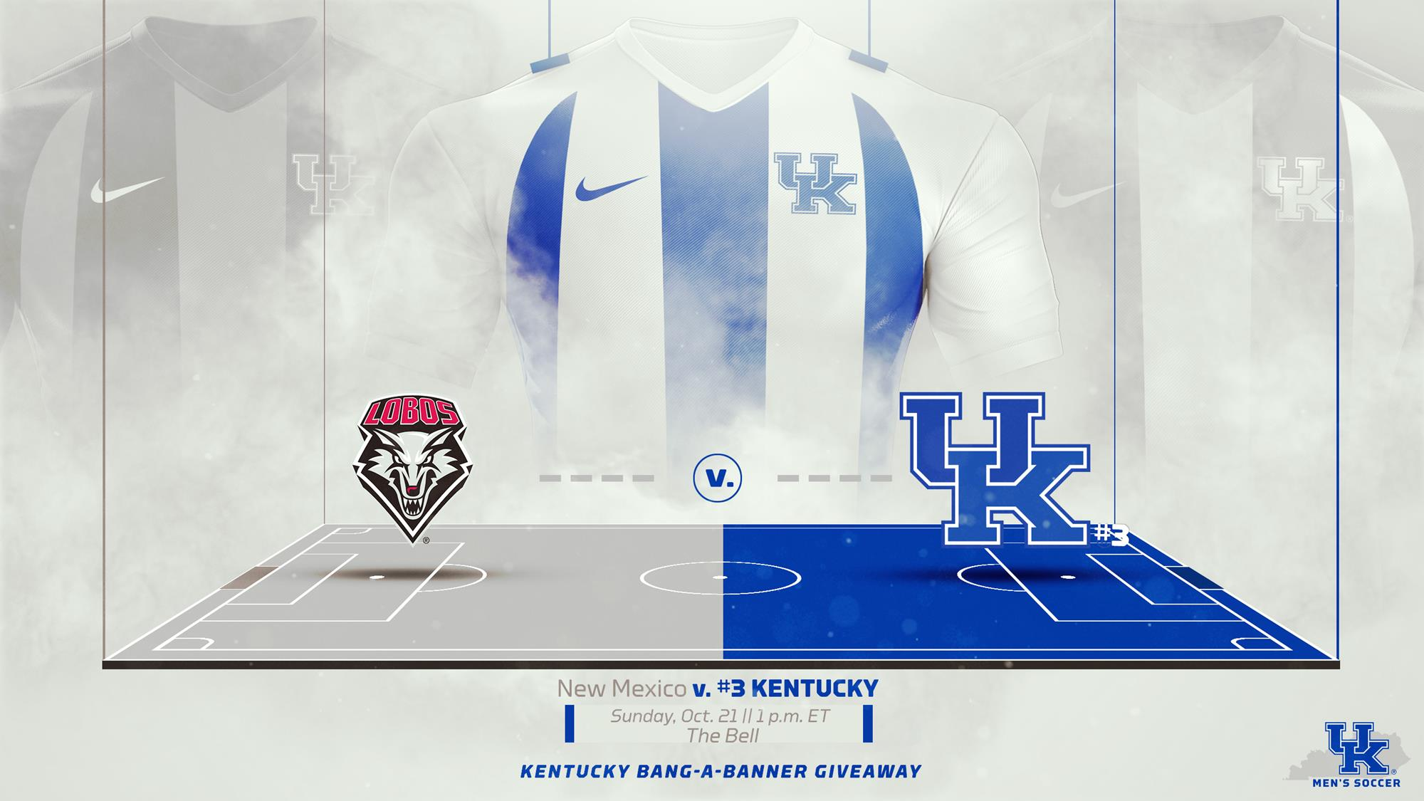 No. 3 UK Men’s Soccer Set for Sunday Matinee Against New Mexico