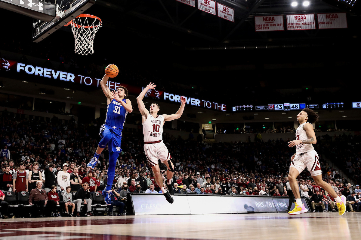 Kellan Grady. 

Kentucky beat South Carolina 86-76.

Photos by Chet White | UK Athletics