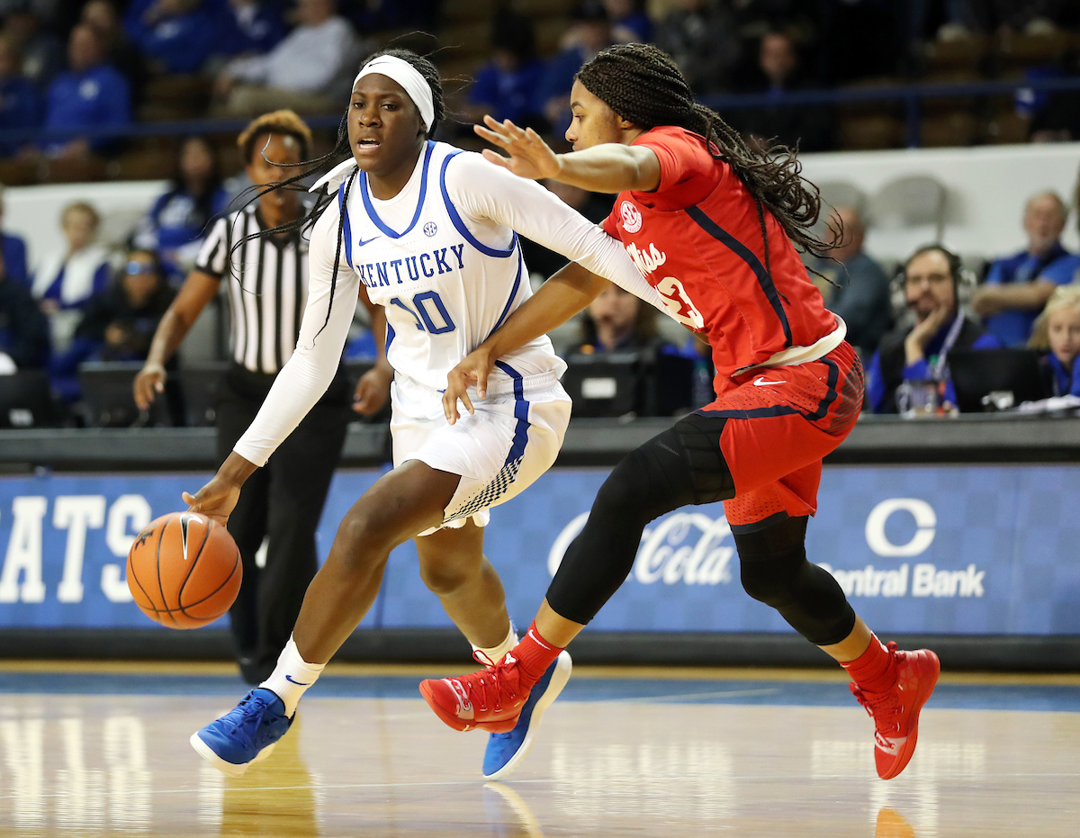 Rhyne Howard

Kentucky Women's Basketball falls to Ole Miss. 

Photo by Britney Howard  | UK Athletics