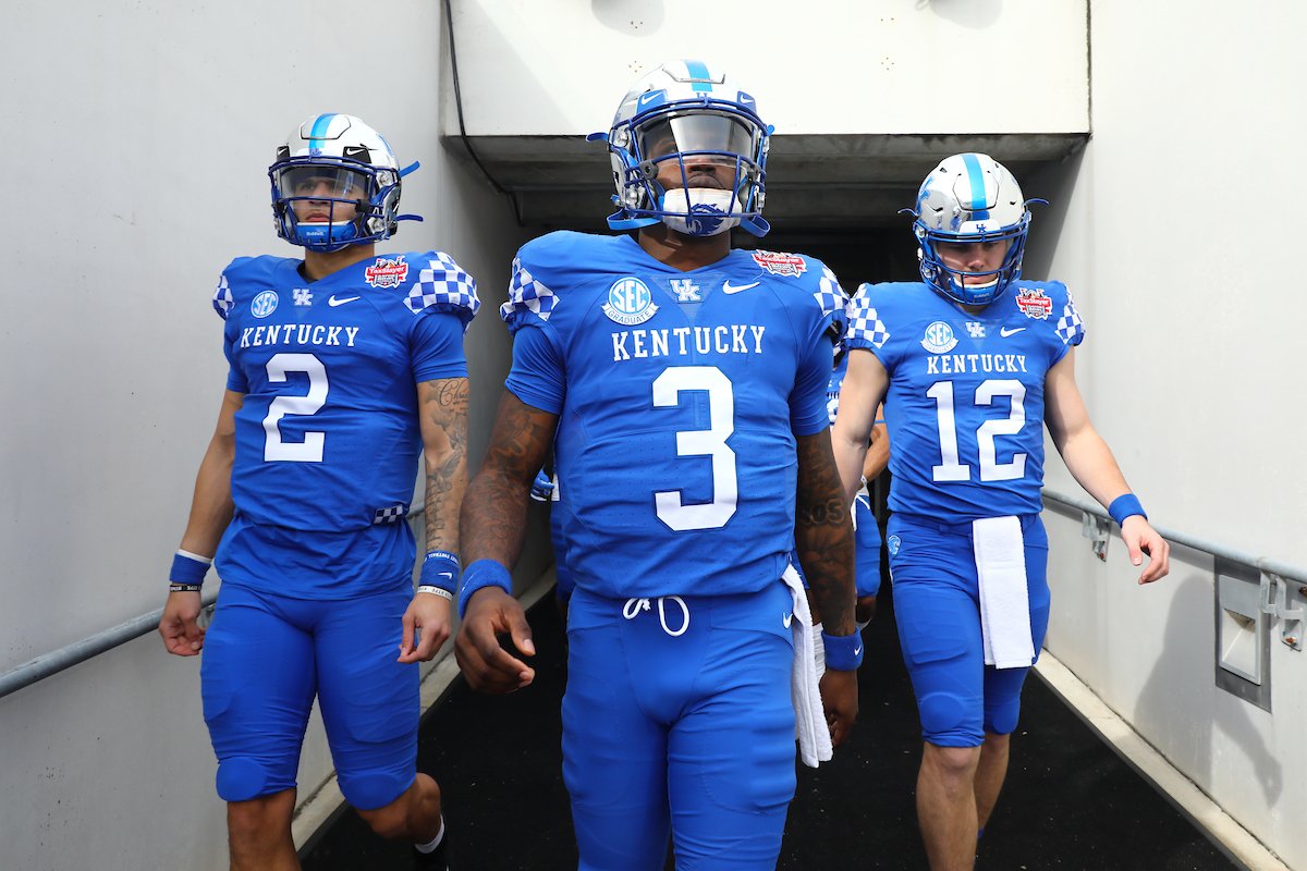 JOEY GATEWOOD. TERRY WILSON.  SAWYER SMITH.

Kentucky beats NC State, 23-21, to win the TaxSlayer Gator Bowl.

Photo by Elliott Hess | UK Athletics