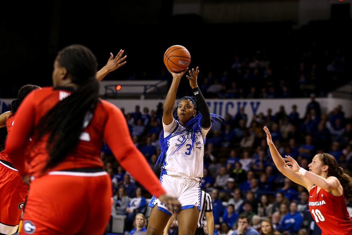 Keke McKinney. 

Kentucky beat Georgia 88-77.

Photo by Eddie Justice | UK Athletics