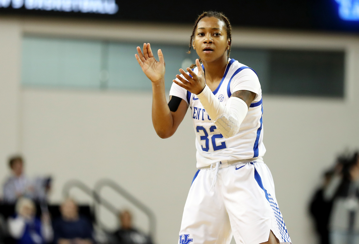 Jaida Roper

The UK Women's Basketball team beats Mizzou. 

Photo by Britney Howard  | UK Athletics