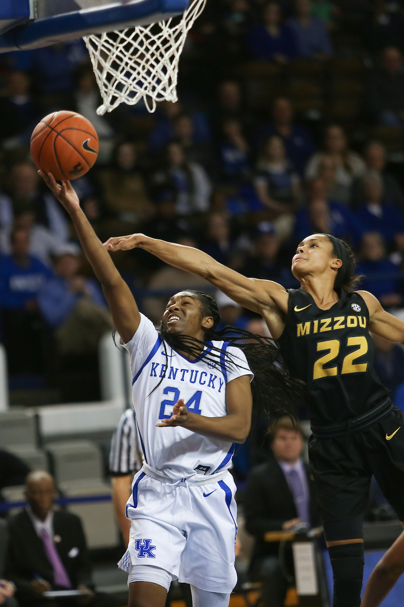 Taylor Murray

The UK Women's Basketball team beats Mizzou. 

Photo by Hannah Phillips  | UK Athletics