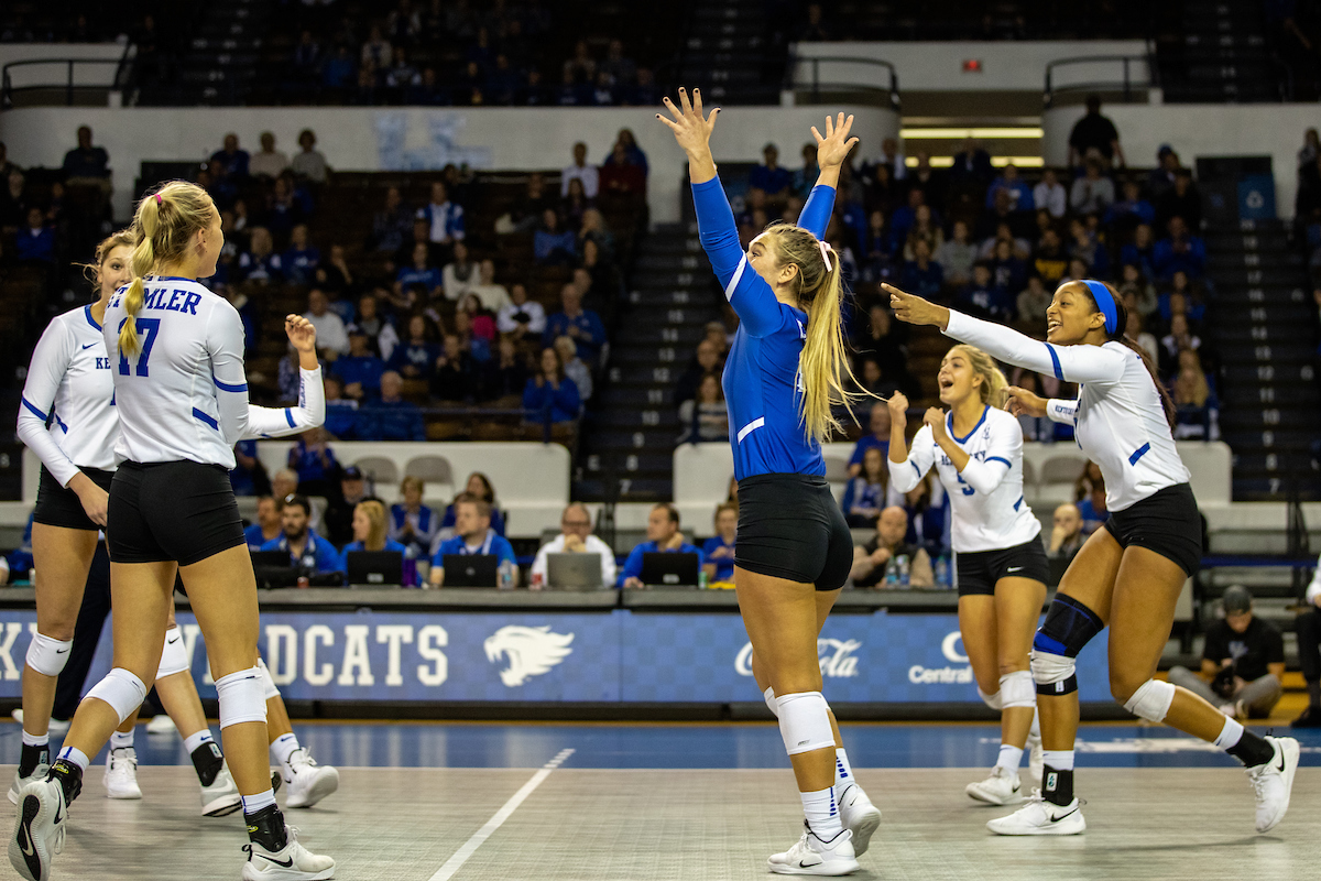 UK volleyball defeats Alabama 3-0 at Memorial Coliseum on , Sunday Nov. 11, 2018  in Lexington, Ky. Photo by Mark Mahan