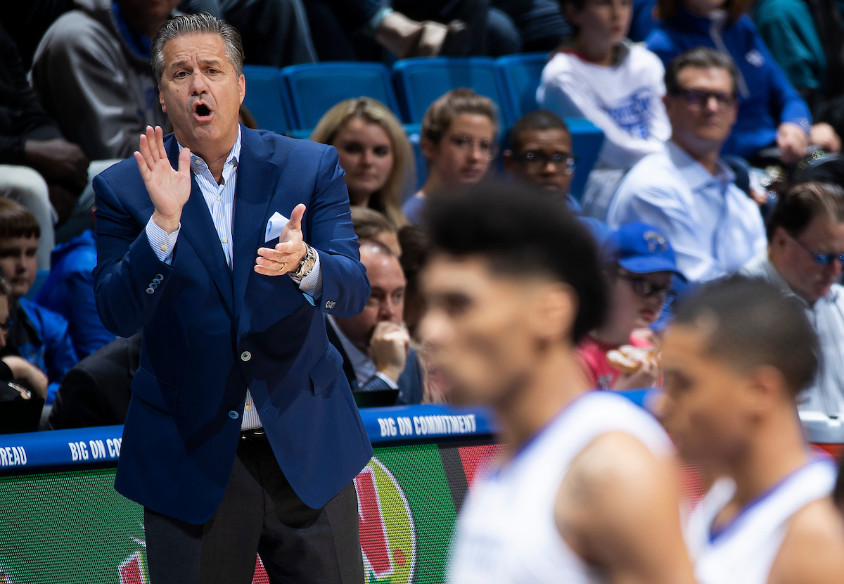 John Calipari.

Kentucky beat Tennessee State 77-62.

Photo by Chet White | UK Athletics