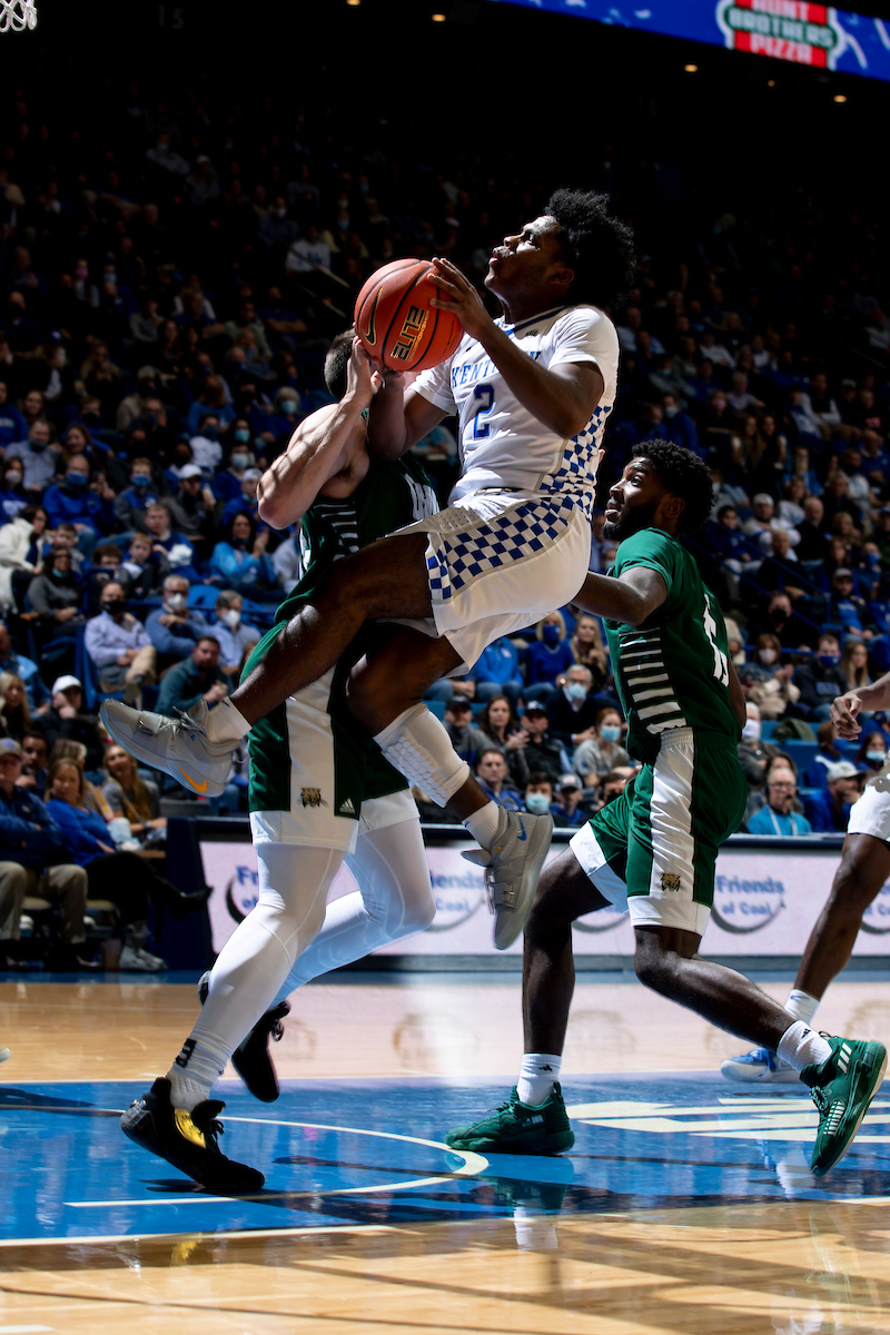 Sahvir Wheeler.

Kentucky beat Ohio University 77-59.

Photos by Chet White | UK Athletics