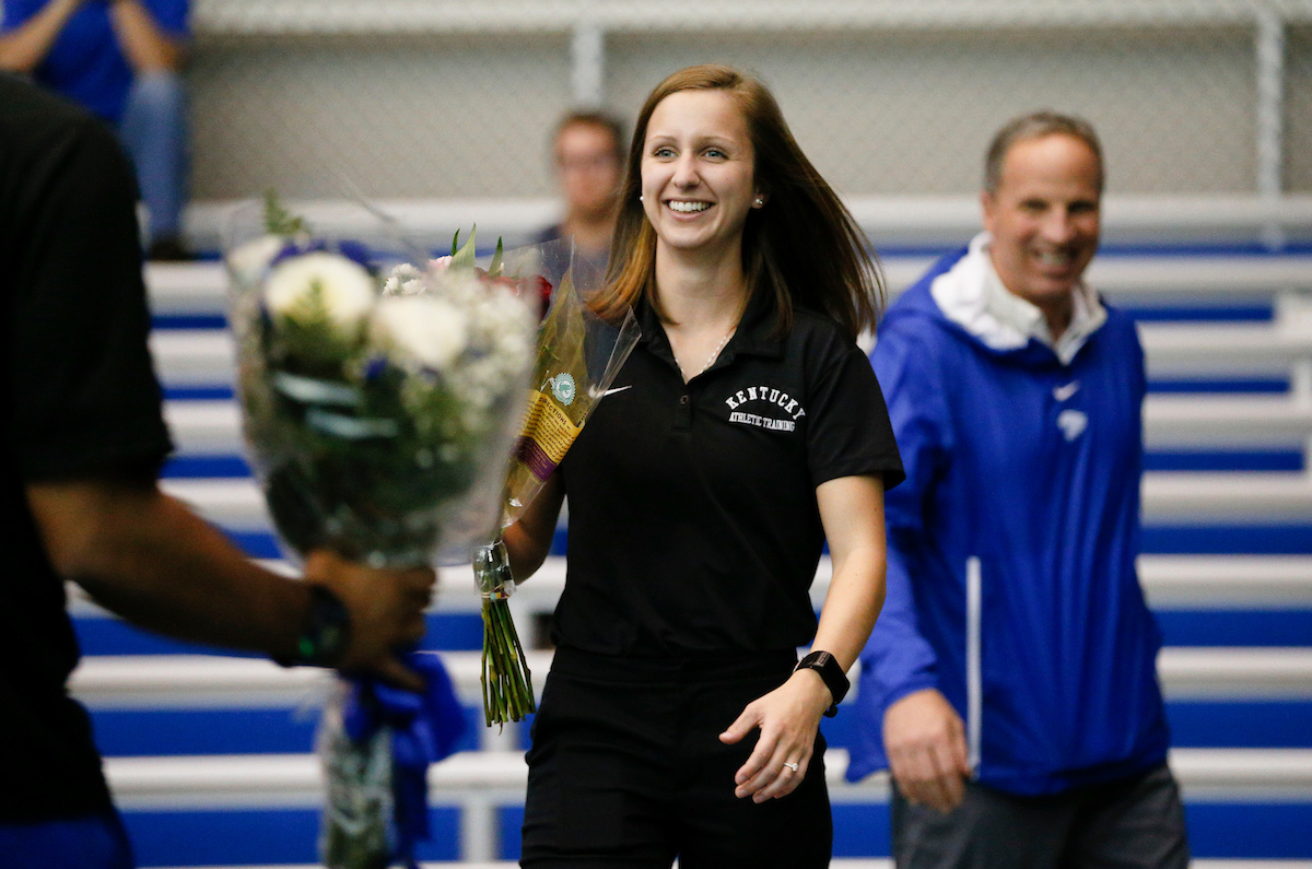 EMILY KRUITHOF.


Women's Tennis comes out on top of Mississippi State on Senior Day.


Photo by Isaac Janssen | UK Athletics