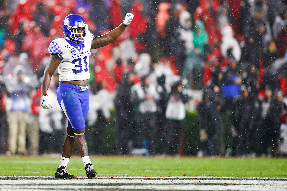 Jamar Boogie Watson.

Kentucky falls to Georgia 21-0.

Photo by Chet White | UK Athletics
