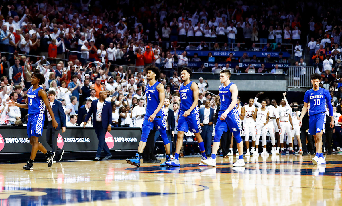 Team.

Kentucky falls to Auburn 75-66.

Photo by Chet White | UK Athletics
