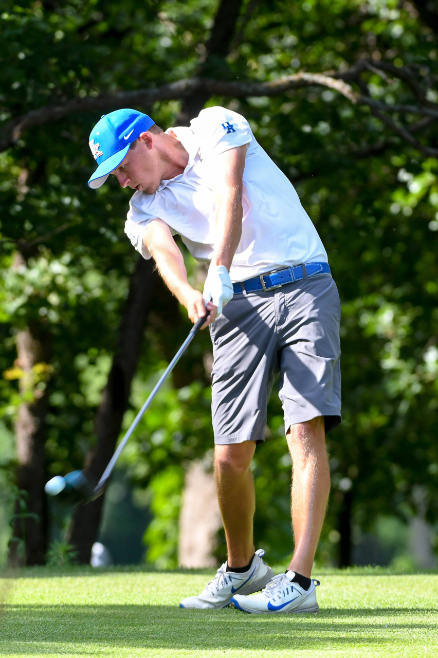 Cooper Musselman at the 2018 NCAA Men's Golf National Championship.