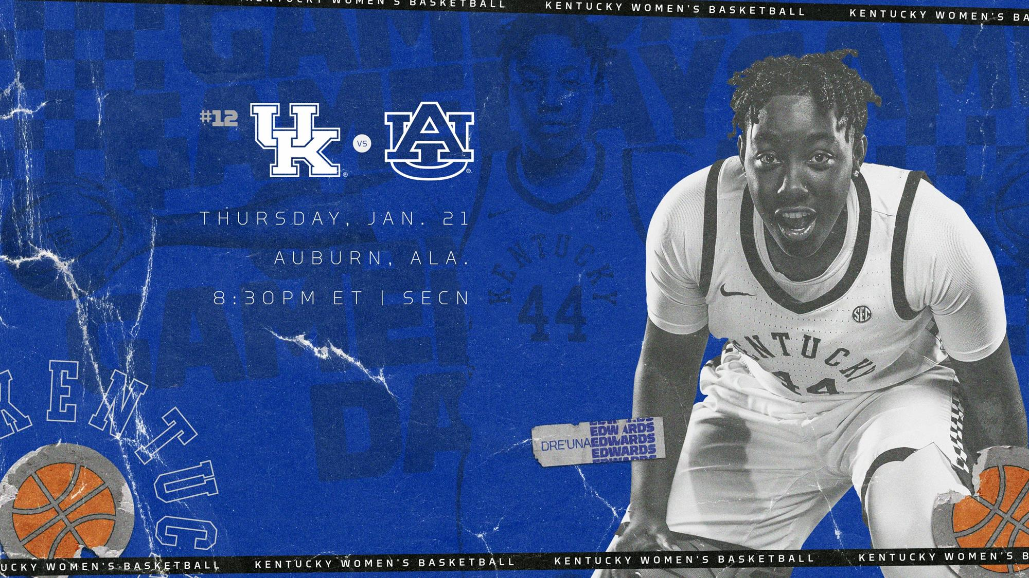 Going to The Plains: No. 12 Kentucky Travels to Auburn for Thursday Game