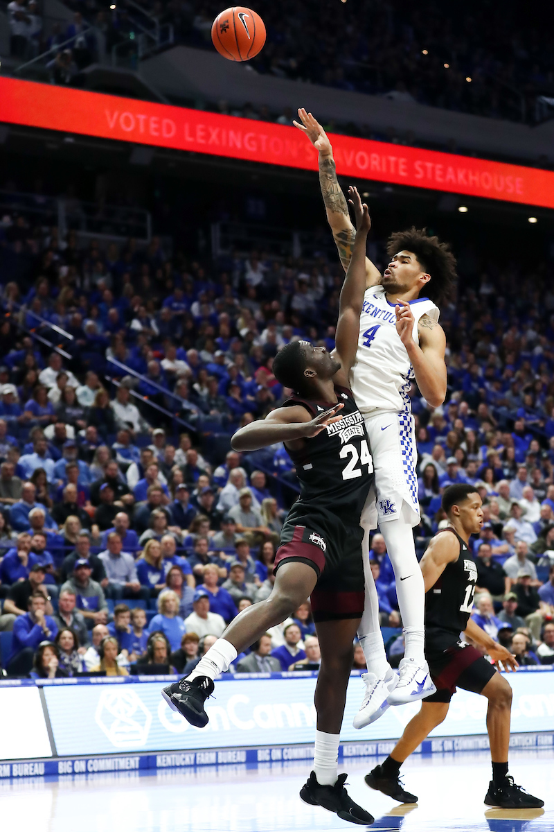 Nick Richards.

Kentucky beat Miss St. 80-72.

Photo by Elliott Hess | UK Athletics